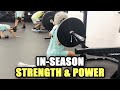 In-Season GYM Workout for Footballers