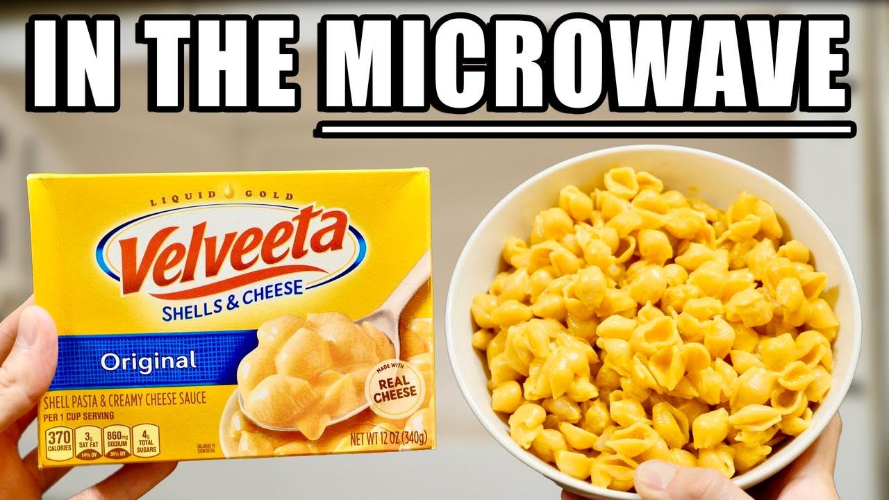 How To Make: Velveeta Shells And Cheese In The Microwave - YouTube