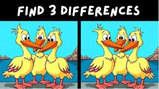 Test Your Observation Skills With 3 Differences To Find In 90 Seconds