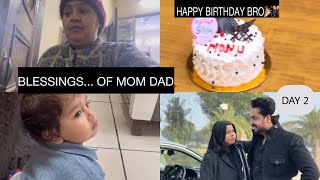 BLESSING OF MOM DAD... HAPPY BIRTHDAY VEERE 🎊🎉 DAY 2 .. @love_nimal.masoun