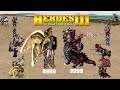 HEROES 3 COMBAT 9999 EACH SLOT CASTLE VS FORTRESS L9