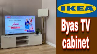 HOW TO DIY INSTALL IKEA BYAS | CABINET TV IKEA