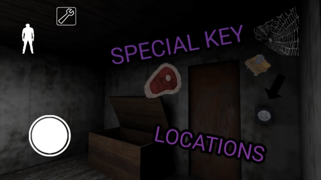 Granny All Special Key Locations Version 1 5 Youtube