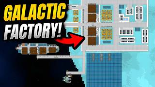 I Automated EVERYTHING in This NEW Space Factory Builder!