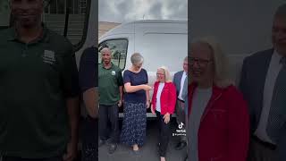 Greenwich Library's New Electric Book Van Arrives