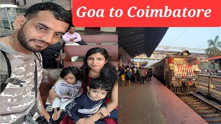 Goa to Coimbatore trip / Isha foundation Coimbatore / Isha foundation by train #train #isha