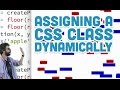 8.13: Assigning a CSS Class Dynamically - p5.js Tutorial 8.13: Assigning a CSS Class Dynamically - p5.js Tutorial