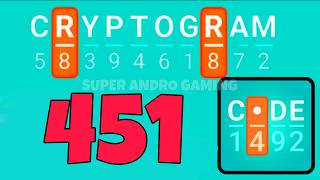 CRYPTOGRAM 451