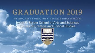 2019 Convocation Ceremony 3 Arts & Sciences and Creative and Critical Studies