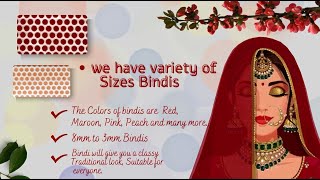 Sunaina Bridal Collection Multicolor Designer Bindis For Women \u0026 Girls..!