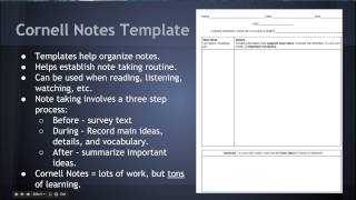 Cornell Notes Part 2