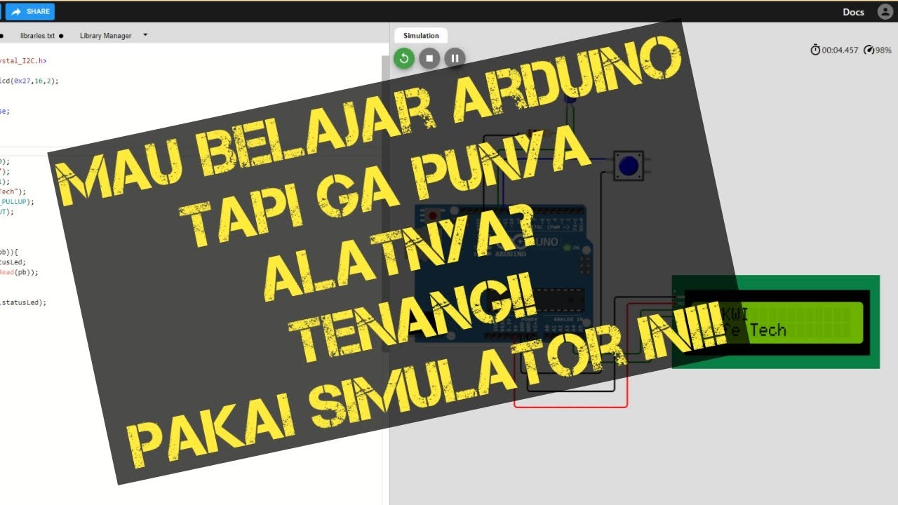 BELAJAR ARDUINO #101 - Simulator Arduino Yang Cocok Bagi Kita Semua ...