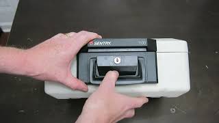 Open a Sentry 1100 Fireproof LockBox with Just a Screwdriver - Not Destructive!