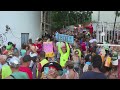 live pre carnival parade in rio de janeiro brazil