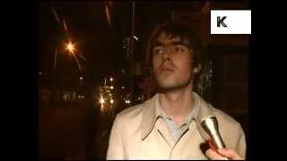 1990s Liam Gallagher Drunk Interview, Archive Footage