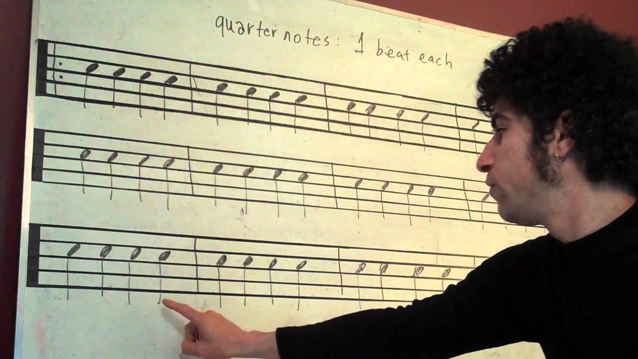Counting Quarter Notes Youtube
