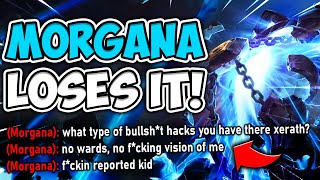 THIS MORGANA CALLS ME OUT FOR HACKING AND HAS A MENTAL BREAKDOWN! (PRICELESS) - League of Legends