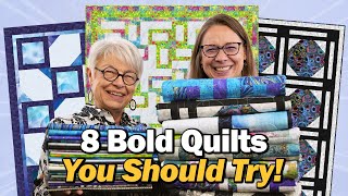 Bold NEW Fabrics for Modern Quilt Patterns!