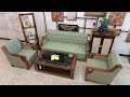 Five seater sofa design | furniture for living room | Rosewood, Teakwood olive