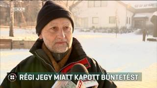 Régi jegy miatt kapott büntetést 17-01-21