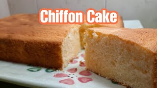 Easy to Bake Basic Chiffon Cake | Soft and Moist Chiffon Cake Recipe