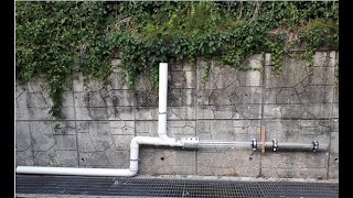 고압세척노즐 성능테스트 시험장 배관 교육장 연습장 / pipe drain nozzle test