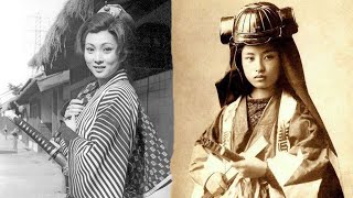 Rare Photos Of beautiful Japanese Samurai Women 1850-1900