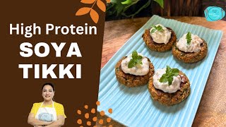 High Protein Soya Tikki| Healthy Snacks | Snacks | Soya Chunks Recipe