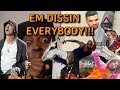 EMINEM DISSES MGK DRAKE CHANCE LIL PUMP LIL XAN JOE BUDDEN & MORE- KAMIKAZE REACTION/REVIEW!!!