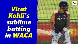 Watch: Kohli exhibits sublime class at practice session in WACA | Australia vs India