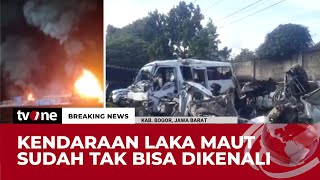 Tak Berbentuk! Penampakan Kendaraan yang Terlibat Laka Maut di Tol Ciawi | Breaking News tvOne