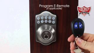 Lockey E-Digital E910R Programming Instructions