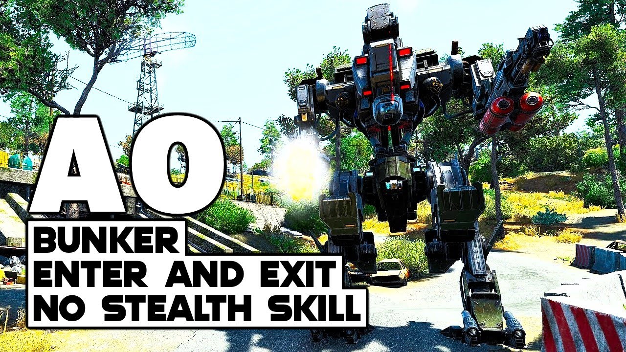 SCUM A0 Bunker Enter & Exit | No Stealth Skill | New Mech Robots | 0.85 ...