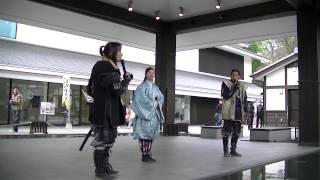 熊本城おもてなし武将隊 ~ご紹介致しますのは覚兵衛殿にございまする~ 2014.04.06 城彩苑 演舞