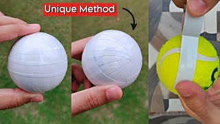 How to Tape a Tennis Ball for Cricket Match In Just 2 - Minutes, Tape Ball, Tennis Ball Taping