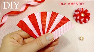 😍 Ух ты!!😍 Какие Интересные Получились ❤️️ ЦВЕТЫ из ЛЕНТ   ЛЕГКО!! DIY Ribbon Flowers/ Ola ameS DIY