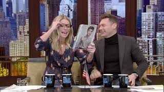 Kelly and Ryan Look at People's Sexiest Man Alive Issue