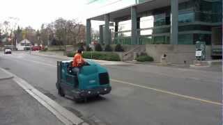 Quality-Pro Power Sweeper/Scrubber Testing Tennant M20 Machine