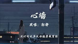 郭静 - 心墙『第一次遇见阴天 遮住你侧脸』【动态歌詞】