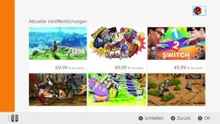 Nintendo Switch FIRST BOOT + Settings + ESHOP + Update