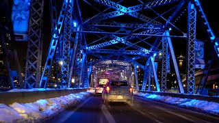 Downtown Calgary at Night | 4K