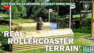 Burghley Horse Trials Cross-Country: Defender Trout Hatchery | Kitty King Walks the CCI5* Course