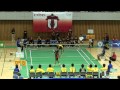 準決勝 第63回全日本実業団バドミントン選手権大会