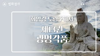 법화정사 #화엄경 제13권 광명각품 | #화엄경독송