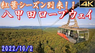 【AOMORI🍁】八甲田ロープウェイ往復ノーカット映像▽Autumn leaves spot in Aomori Prefecture! Hakkoda Ropeway　#紅葉に行こう