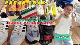 SEPATU SECOND BRAND🇮🇹Harganya Membagongkan,Tas Gunung Hikking Traveling DLL‼️Di Pasar Loak Kebayoran