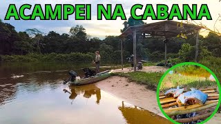 FISHING for pacu with fruit and CAMPING in a place with a privileged view