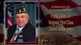 Senator Kaminsky's 2018 Veterans' Hall of Fame Nominee