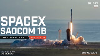 Watch SpaceX launch AND land their Falcon 9 rocket carrying SAOCOM-1B!