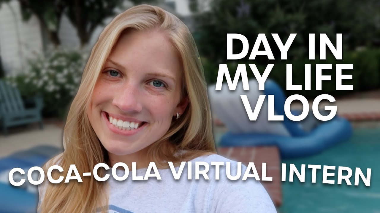 Vlog Day In My Life Virtual Summer Intern Youtube